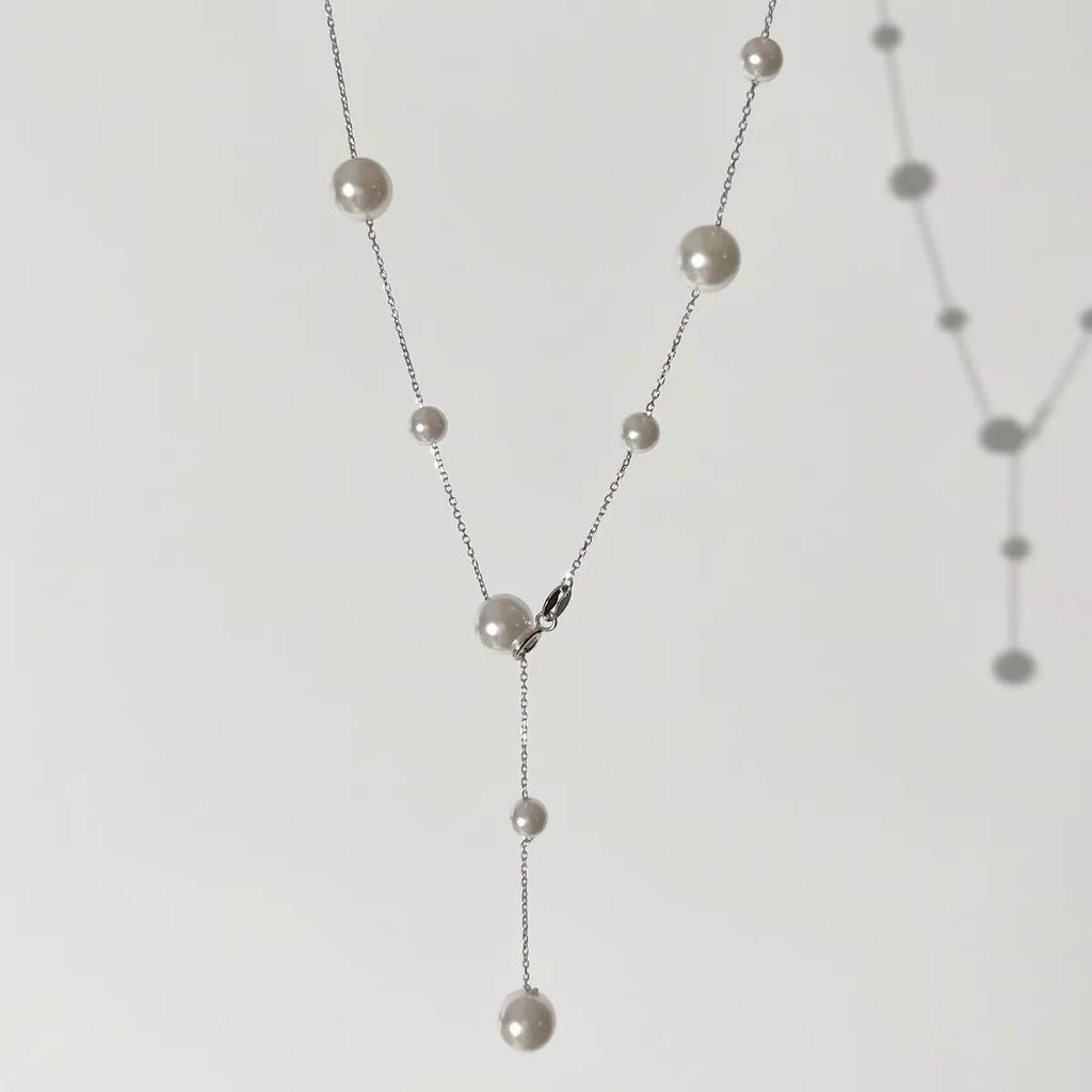 Pearl Mother-of-Pearl Butterfly Necklace
