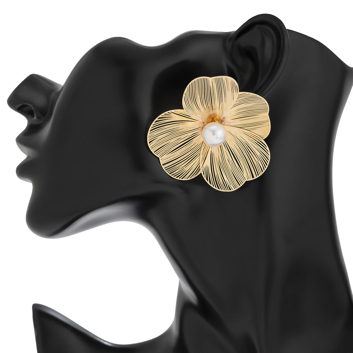 Ginkgo Leaf Flower Earrings