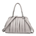Pleated Woven Portable Bag