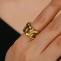 Gold Hip-Hop Ring