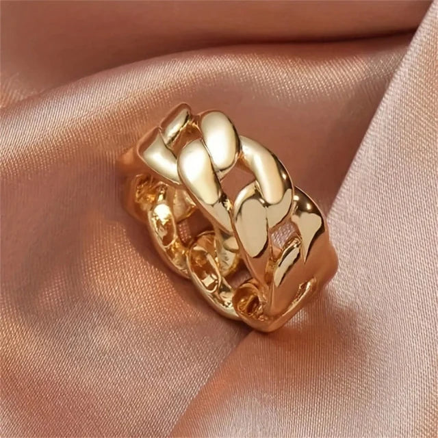 Gold Hip-Hop Ring
