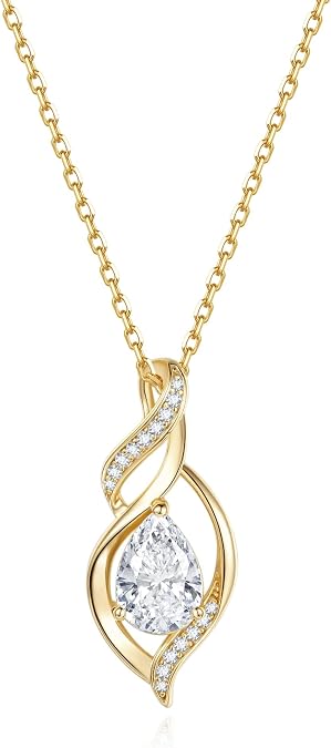 FANCIME Birthstone Necklace for Women Birthday Gift for Her