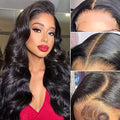 Aaliweya 5x5 Closure Wigs Human Hair Body Wave HD Lace Natural Black 30inch