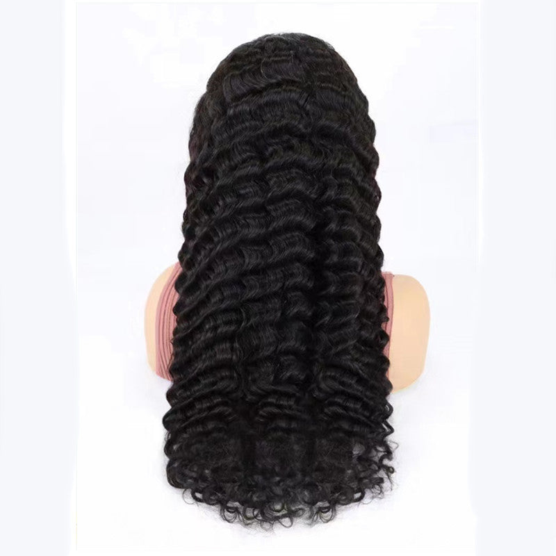 Simple Solid Color Half Lace Hair Cover Human Wigs